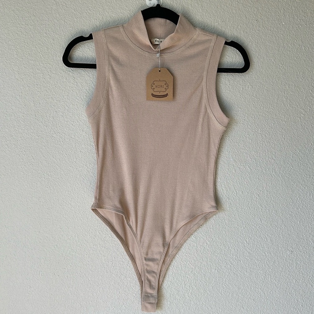 NWT Kori America Sleeveless Bodysuit